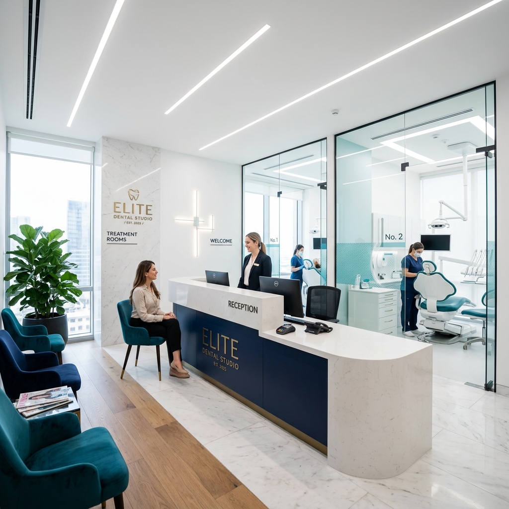Modern Dental Clinic Interior in Hong Kong